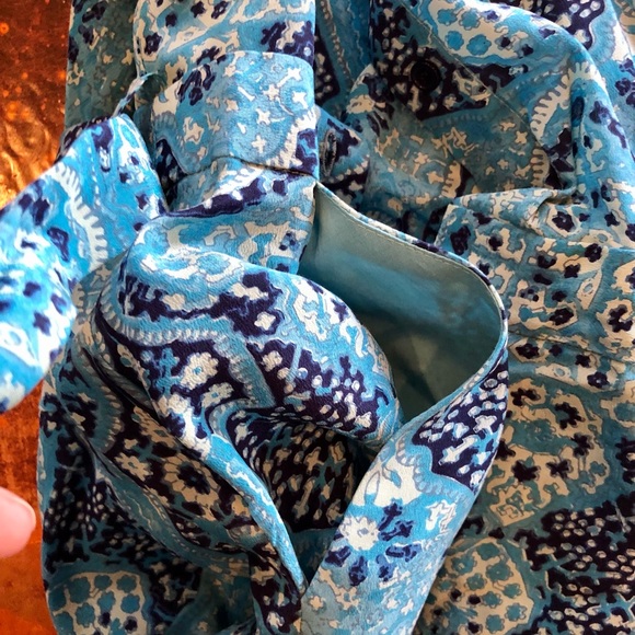 Blue Paisley Jumpsuit Jumper from Anthropologie. Dil brand. XS. Belted. - Picture 9 of 16